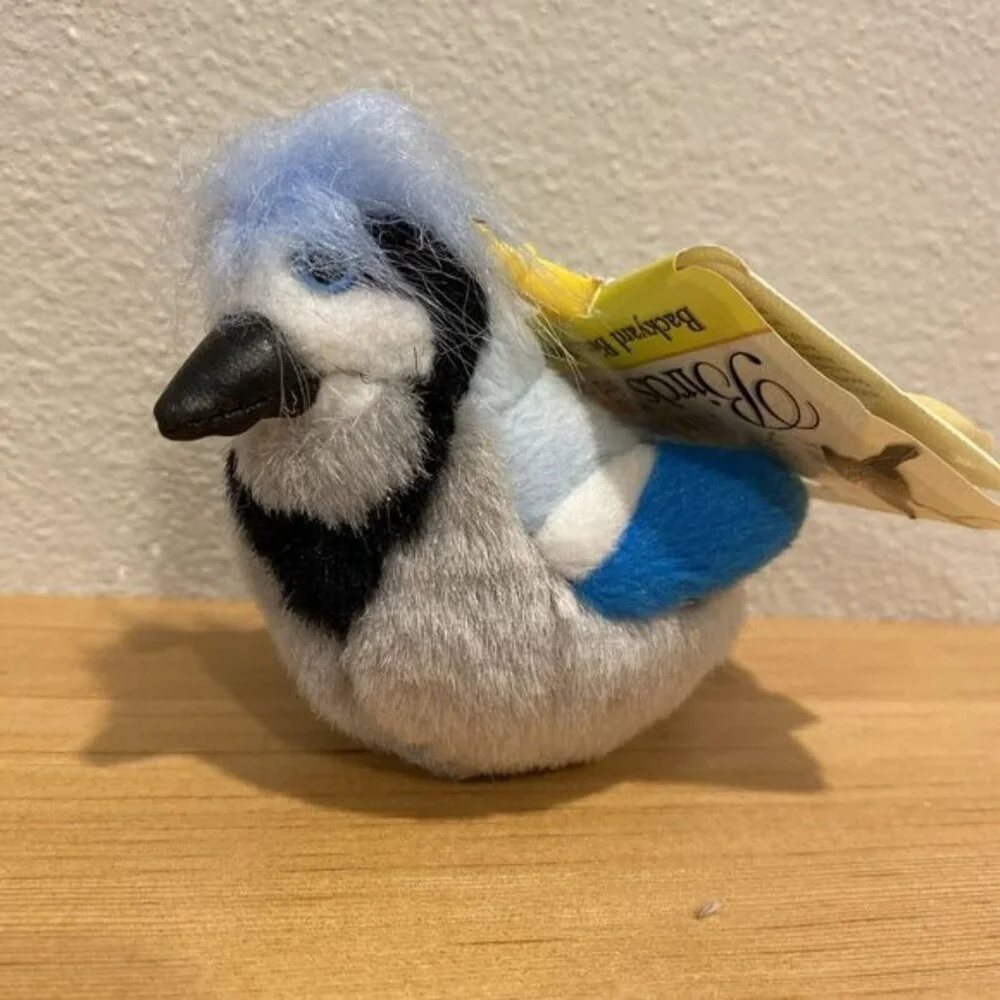 Wild Republic Audubon Blue Jay Clip Mini Keychain No Sound #78596